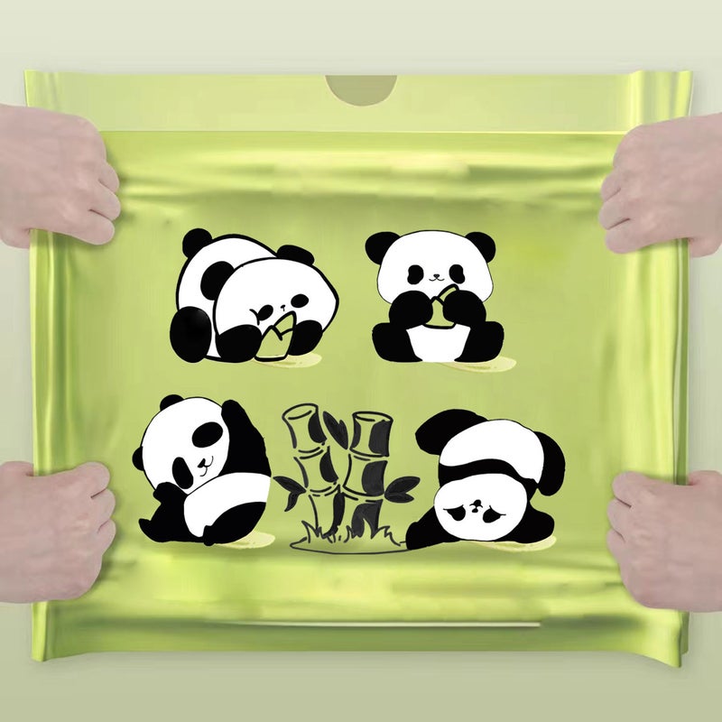 Cartoon Garbage Bag Drawstring Portable Thickened Automatic Closing Garbage Storage Bag Kitchen Office Pattern Plastic Bag - Image 4